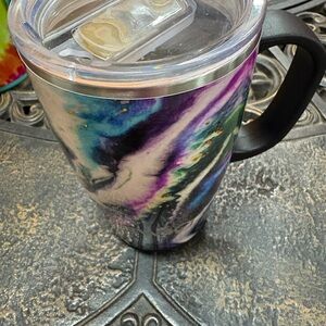 Swig insulated coffee cup been used and has life left. GUC